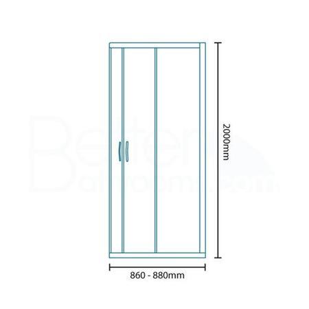 Quadrant Enclosure 900mm - 8mm Glass -  AquaFloe Elite ll Range