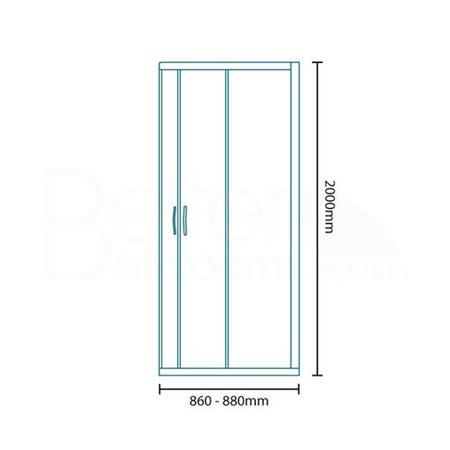 Quadrant Shower Enclosure Frameless 900 x 900mm - 8mm Glass - Aquafloe Elite II Range