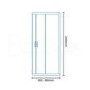 Quadrant Shower Enclosure Frameless 900 x 900mm - 8mm Glass - Aquafloe Elite II Range