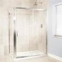 Sliding Door Enclosure 1200 x 700mm - 6mm Glass - Aquafloe Range