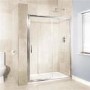 Sliding Door Enclosure 1200 x 700mm - 6mm Glass - Aquafloe Range