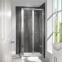 1000 x 800 Bi Fold Shower Enclosure - 6mm Glass