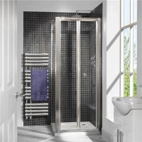 Bi Fold Door Enclosure 700mm - 6mm Glass - Aquafloe Range