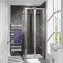 Bi Fold Door Enclosure 700mm - 6mm Glass - Aquafloe Range