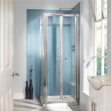 Bi Fold Door Enclosure 700mm - 6mm Glass - Aquafloe Range