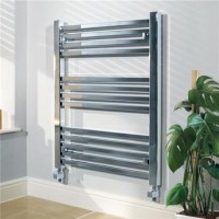 600 x 800 Beta Heat Electric Square Chrome Heated Towel Rail