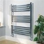 600 x 800 Beta Heat Electric Square Chrome Heated Towel Rail
