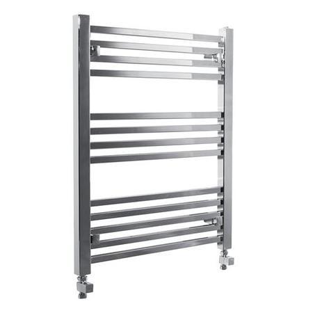 600 x 800 Beta Heat Electric Square Chrome Heated Towel Rail