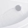 Concealed Dual Control Thermostatic Shower Valve & Freeflow Bath Filler with Push Button Waste & Overflow