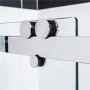 Sliding Shower Door Left Hand 1600mm - 10mm Glass - Trinity Premium Range