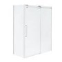 Sliding Shower Door Left Hand 1600mm - 10mm Glass - Trinity Premium Range