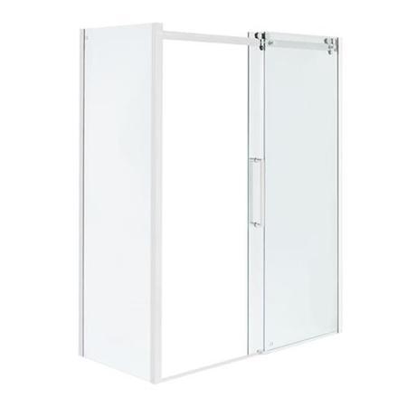 Sliding Shower Door Left Hand 1600mm - 10mm Glass - Trinity Premium Range