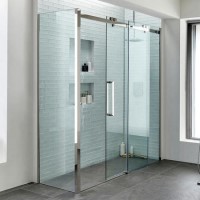 Sliding Shower Enclosure Left Hand 1700 x 900mm - 10mm Glass - Trinity Range