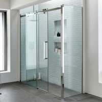 Sliding Shower Enclosure Right Hand 1400 x 800mm -  10mm Glass - Trinity Range