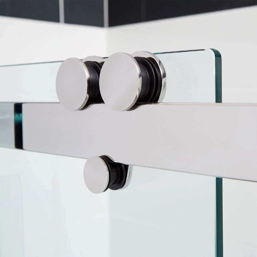 Sliding Shower Enclosure Right Hand 1700 x 900mm - 10mm Glass - Trinity Premium Range