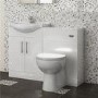 Toilet and Basin Combination Unit - 550mm Vanity Unit & Tampa Toilet - Windsor