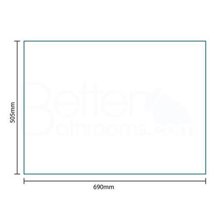 Windsor / Cuba / Aspen White L Shape Bath MDF End Panel