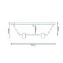 Tabor Double Ended Freestanding Bath - 1800 x 840mm