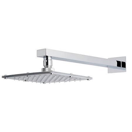 Quadrato Square 175mm Shower Head & Wall Arm