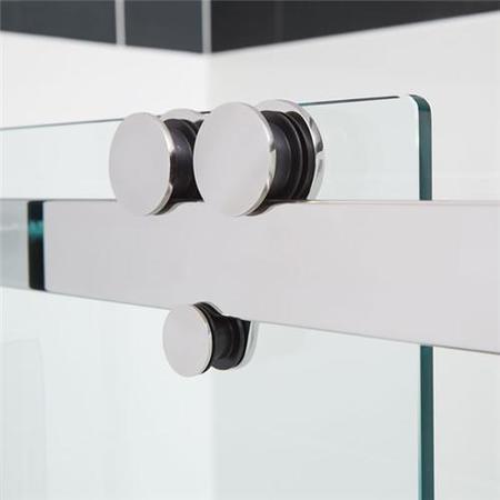 Sliding Shower Door Right Hand 1400mm - 10mm Glass - Trinity Premium Range