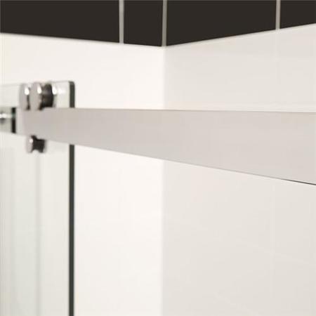 Sliding Shower Door Right Hand 1400mm - 10mm Glass - Trinity Premium Range