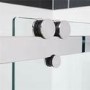 Sliding Shower Door Left Hand 1400mm - 10mm Glass - Trinity Premium Range