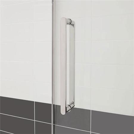 Sliding Shower Door Left Hand 1400mm - 10mm Glass - Trinity Premium Range