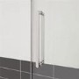 Sliding Shower Door Left Hand 1400mm - 10mm Glass - Trinity Premium Range