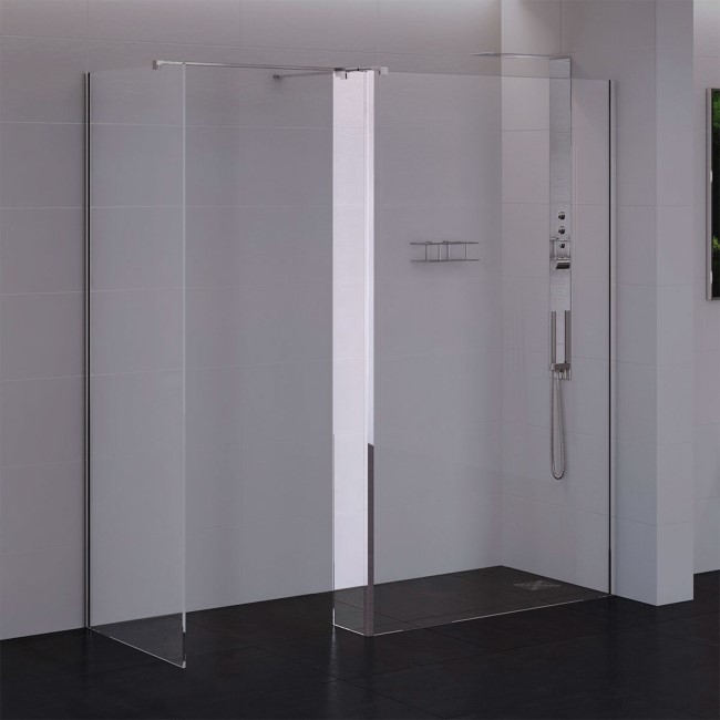 Return Shower Panel 250 x 2000mm 10mm Glass - Trinity Premium Range