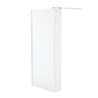 Wet Room Panel 700mm with 250mm Return Panel - 10mm Glass - Trinity Range