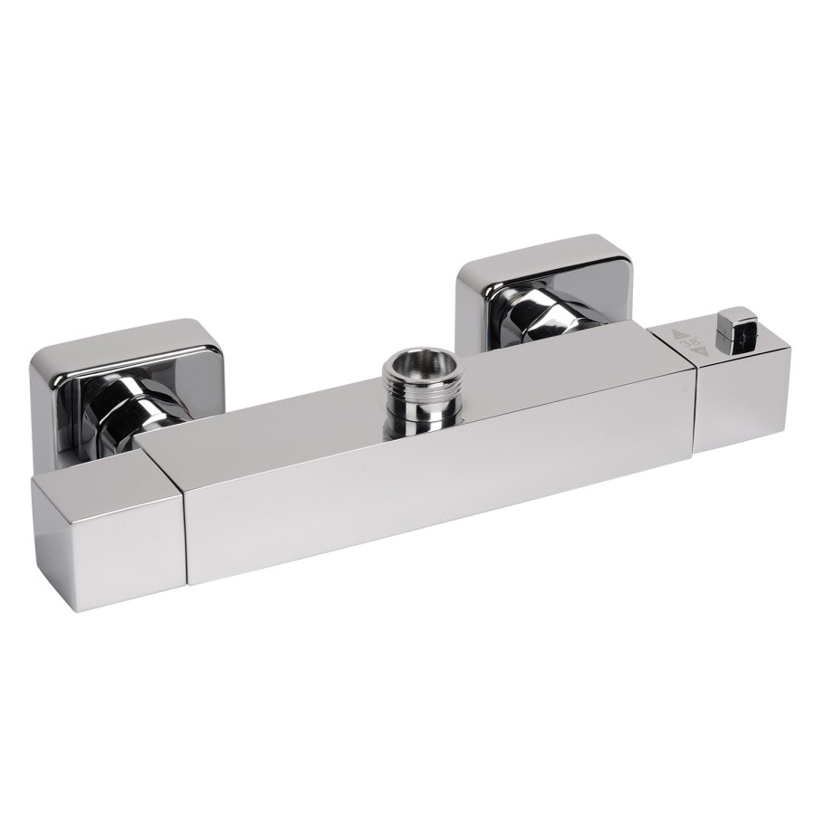Square Thermostatic Bar Shower Valve - Larkin II Range