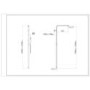 Square Chrome Shower Set with Thermostatic Valve - Sima