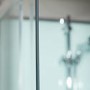 1200mm x 800mm Shower Cabin with Aqua White Back Panels with Square Valve -Quatro