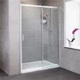 Sliding Shower Door 1500mm - 8mm Glass - Aquafloe Iris Range