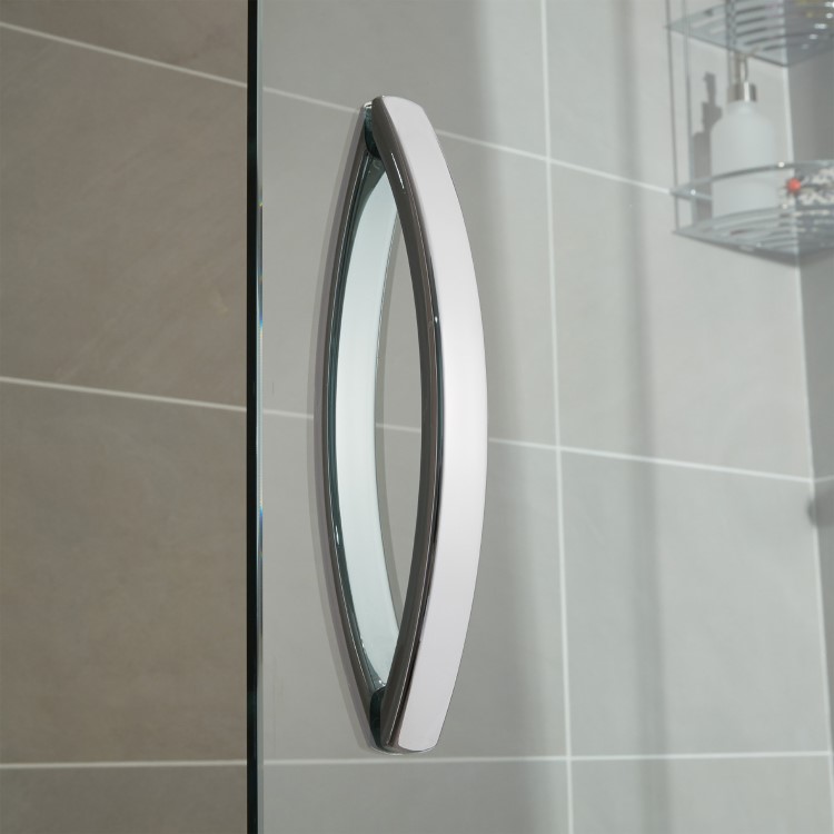 Sliding Shower Door 1700mm - 8mm Glass - Aquafloe Range