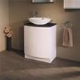 Voss 620 Floor Mounted Black Countertop Vanity Unit - No Basin