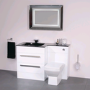 Left Hand Combination Unit with Tabor Back to Wall Pan - Vigo