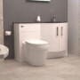 Bow Front Right Hand Combination Unit with Aurora Toilet - Vigo