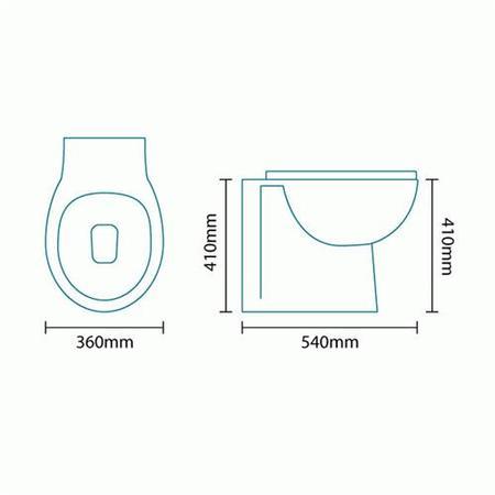 Back to Wall Toilet - Tampa Range