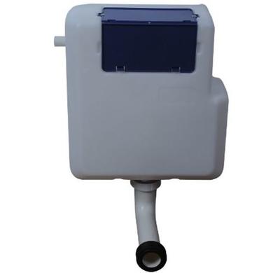 Tampa Back to Wall Toilet with Arissa Brushed Brass Pneumatic Push Button and Cistern