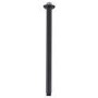 Black 2 Outlet  Ceiling Mounted Thermostatic Mixer Shower Set with Hand Shower - Cambridge