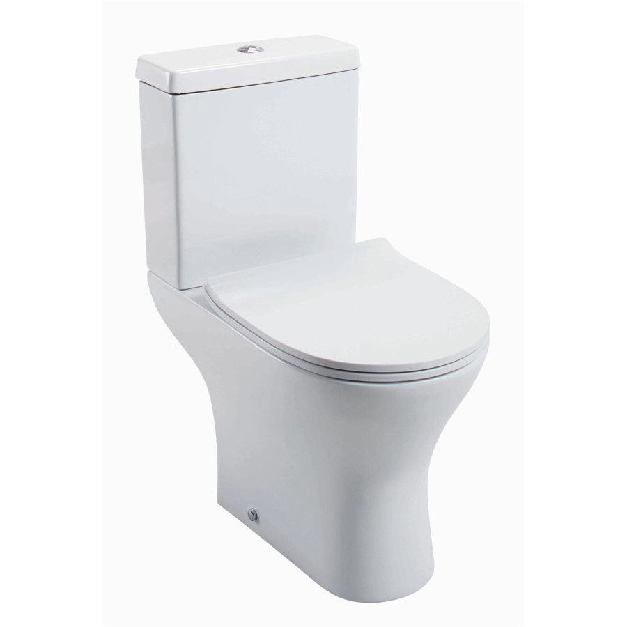 Cedar Toilet and Basin Suite with 800mm Shower Enclosure Tray and Waste