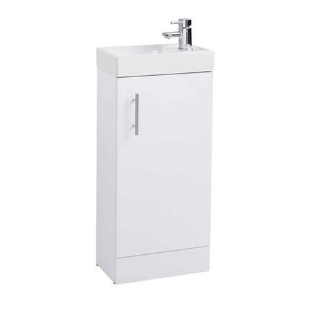 Essence Toilet and Furniture Basin Suite with 800mm Shower Enclosure Tray and Waste
