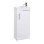 Essence Toilet and Furniture Basin Suite with 800mm Shower Enclosure Tray and Waste