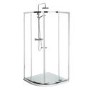 Moderno Left Hand Anthracite Furniture Suite with 900mm Shower Enclosure Tray and Waste