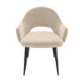 Set of 6 Sand Chenille Dining Chairs - Colbie