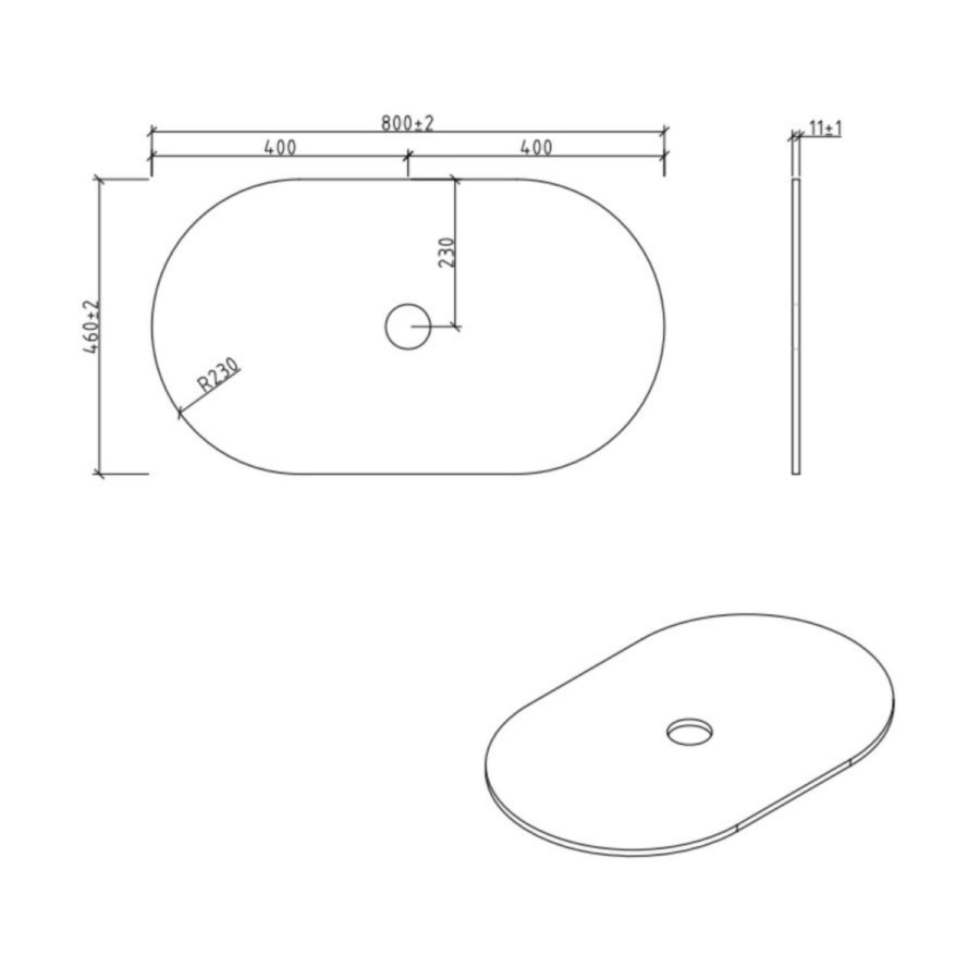 800mm Walnut Wood Effect Curved Fluted Freestanding Countertop Vanity Unit with Basin – Matira