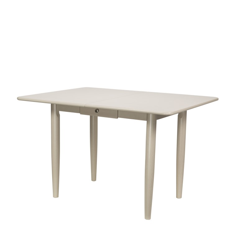 Cream Extendable Dining Table with 4 Cream Velvet Dining Chairs - Cami