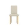 Cream Extendable Dining Table with 4 Cream Velvet Dining Chairs - Cami