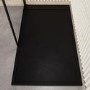 Black 1000x800 Rectangular Shower Tray 30mm Low-Profile - Slate Cast Marble